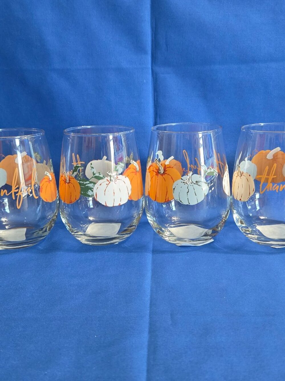 Set 4 Royal Norfolk Double Old Fashioned Whisky Glasses These are from the Medit